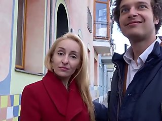 GERMAN SCOUT - tough ass fucking FOR thin MILF AT STREET CASTING