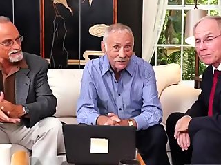 Blonde granny outdoor first time Frannkie And The Gang Tag Team A Door To Door Saleswoman