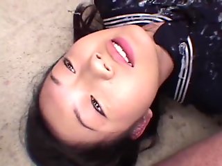 innocent japanese student Gangbang - Japanese Bukkake Orgy